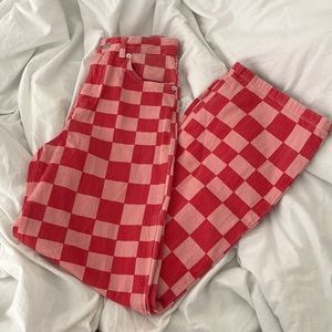 Zara checkered high waisted pants - worn once